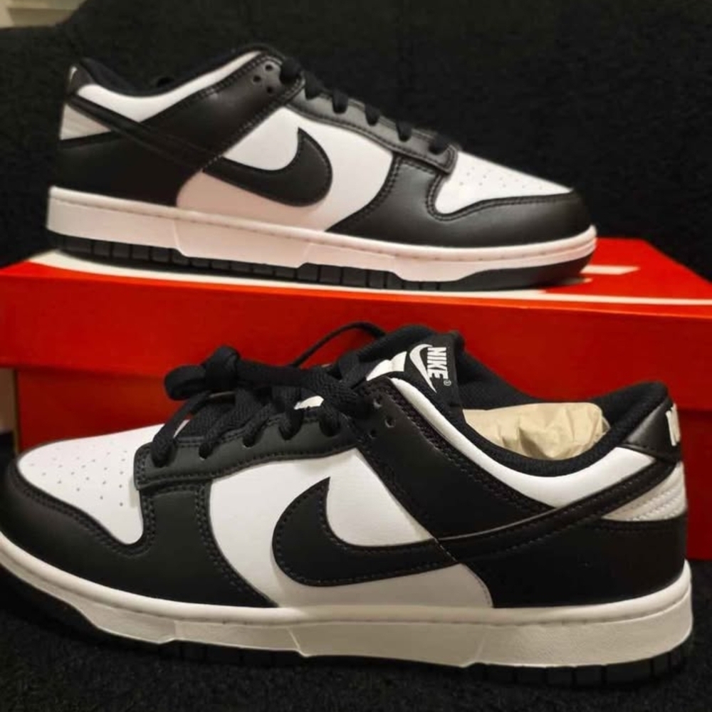 Nike Dunk Low Retro in Black and White 9.5 MENS
